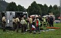 Schwerer Unfall mit Reisebus Lohmar Donrather Dreieck P416